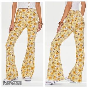 Floral Flare Jeans